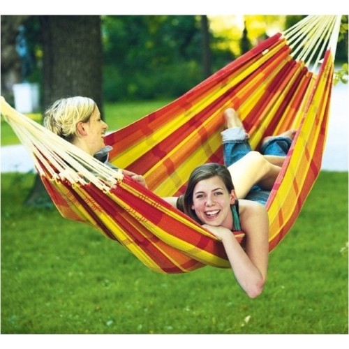 Podwójny hamak ogrodowy Amazonas Barbados Papaya, Dla 2 osób