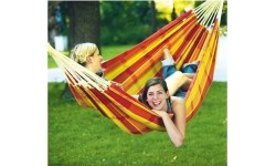 Podwójny hamak ogrodowy Amazonas Barbados Papaya, Dla 2 osób