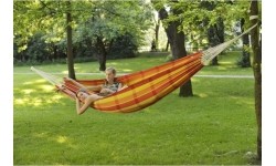 Podwójny hamak ogrodowy Amazonas Barbados Papaya, Dla 2 osób