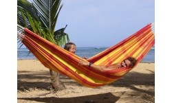 Podwójny hamak ogrodowy Amazonas Barbados Papaya, Dla 2 osób