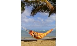 Podwójny hamak ogrodowy Amazonas Barbados Papaya, Dla 2 osób