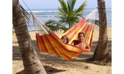 Podwójny hamak ogrodowy Amazonas Barbados Papaya, Dla 2 osób