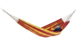 Podwójny hamak ogrodowy Amazonas Barbados Papaya, Dla 2 osób