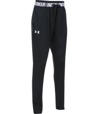 Spodnie dresowe dla dziewcząt Under Armour Tech Jogger - Black/Black/White