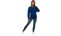 J.Style Džemperis Moterims Fleece Navy 68W01-66