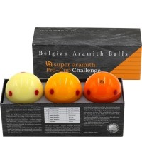 Zestaw piłek karomowych Super Aramith Challenge 61,5 mm
