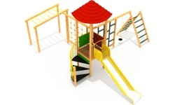 Drewniany plac zabaw dla dzieci model 0-A
