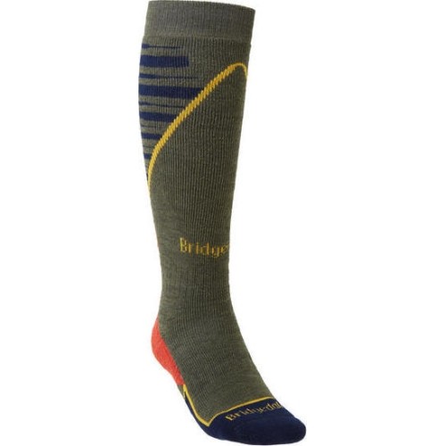 Skarpety narciarskie Bridgedale Ski Midweight+, zielone - 745
