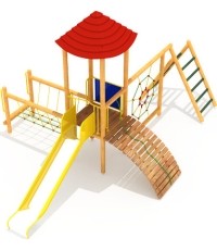 Drewniany plac zabaw dla dzieci model 13-A