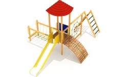 Drewniany plac zabaw dla dzieci model 13-A