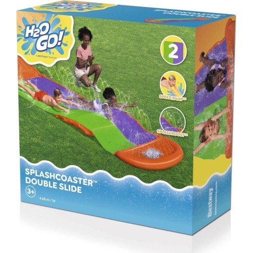 Podwójna zjeżdżalnia H20 GO! 488cm BESTWAY