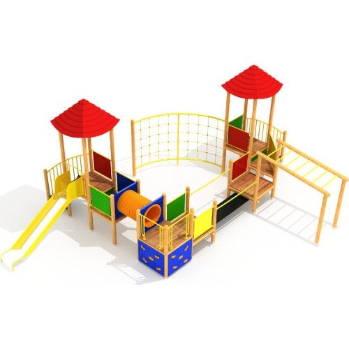 Drewniany plac zabaw dla dzieci Model 00-C