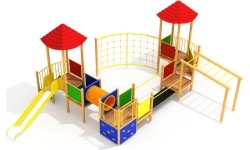 Drewniany plac zabaw dla dzieci Model 00-C