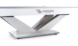 Stół bilardowy, Pool, Rasson Victory II Plus, biały, 8 stóp, Simonis 760 niebieskozielony