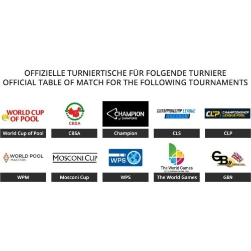 Stół bilardowy, Pool, Rasson Victory II Plus, biały, 8 stóp, Simonis 760 niebieskozielony