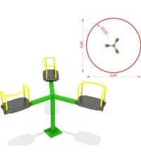 POTRÓJNY MODEL WĘGLA KM-0004T