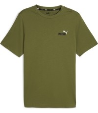 Koszulka męska Puma Ess+ 2 Col zielona 674470 33