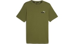 Koszulka męska Puma Ess+ 2 Col zielona 674470 33