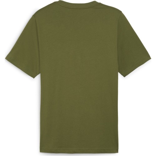 Koszulka męska Puma Ess+ 2 Col zielona 674470 33