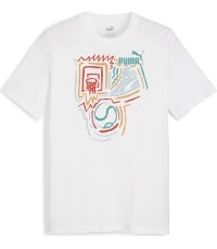 Puma Marškinėliai Vyrams Graphics Year Of White 680176 02