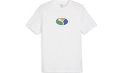 Puma Graphics Execution Tee koszulka męska, biała 680183 02