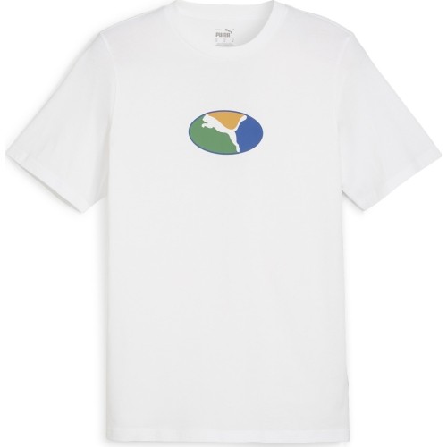 Puma Graphics Execution Tee koszulka męska, biała 680183 02