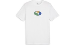 Puma Graphics Execution Tee koszulka męska, biała 680183 02