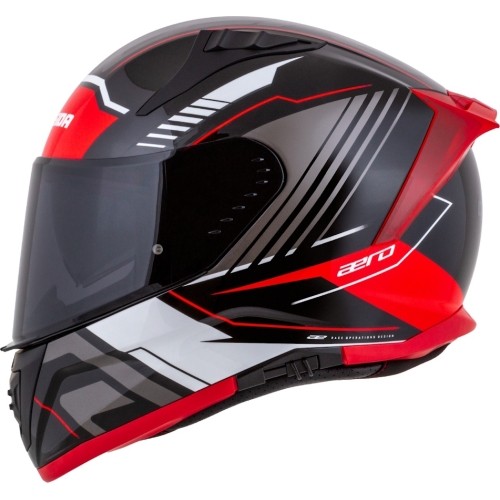 Kask motocyklowy Cassida Aero Drome Black Pearl/Red/White/Gray
