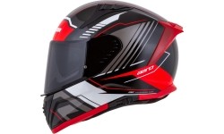 Kask motocyklowy Cassida Aero Drome Black Pearl/Red/White/Gray