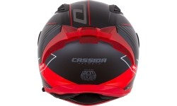 Kask motocyklowy Cassida Aero Drome Black Pearl/Red/White/Gray