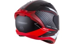 Kask motocyklowy Cassida Aero Drome Black Pearl/Red/White/Gray