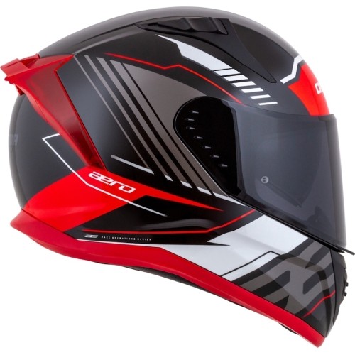 Kask motocyklowy Cassida Aero Drome Black Pearl/Red/White/Gray