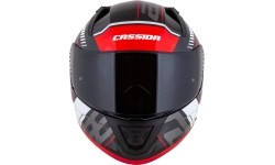Kask motocyklowy Cassida Aero Drome Black Pearl/Red/White/Gray