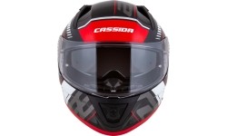 Kask motocyklowy Cassida Aero Drome Black Pearl/Red/White/Gray