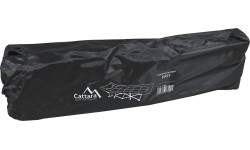 Składany leżak kempingowy EASY szaro-zielony