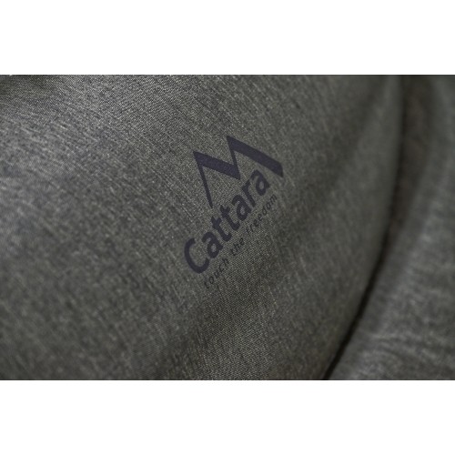 Składany leżak kempingowy EASY szaro-zielony