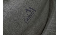 Składany leżak kempingowy EASY szaro-zielony