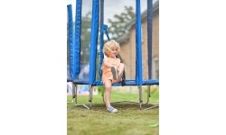 Trampolina Plum Junior z obudową niebieska 4ft