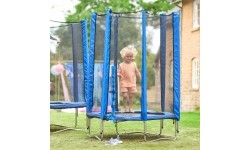 Trampolina Plum Junior z obudową niebieska 4ft
