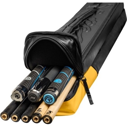 Twardy futerał na kije bilardowe, Predator Urbain, czarno-żółty, 3x5, 85 cm