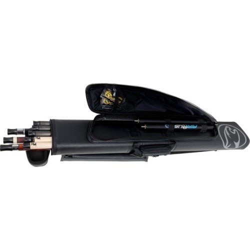 Twardy futerał na kije bilardowe, Predator Roadline, czarno-szary, 3x5