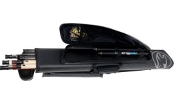 Twardy futerał na kije bilardowe, Predator Roadline, czarno-szary, 3x5