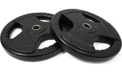 Zestaw gumowanych obciążeń Newton Fitness 30 mm, 15 kg