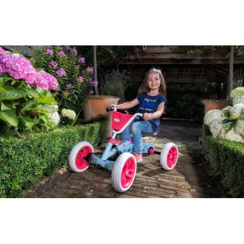 Gokart na pedały dla małych dzieci BERG Buzzy Bloom - dla dziewczynki