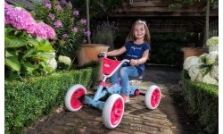 Gokart na pedały dla małych dzieci BERG Buzzy Bloom - dla dziewczynki