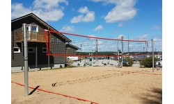 Słupki do siatkówki plażowej Coma-Sport S-144, tulejowe
