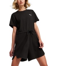 Puma Vientisas Sportinis Kostiumėlis Moterims Her Short Jumpsuit Black 677891 01