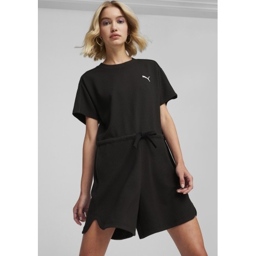 Puma Vientisas Sportinis Kostiumėlis Moterims Her Short Jumpsuit Black 677891 01