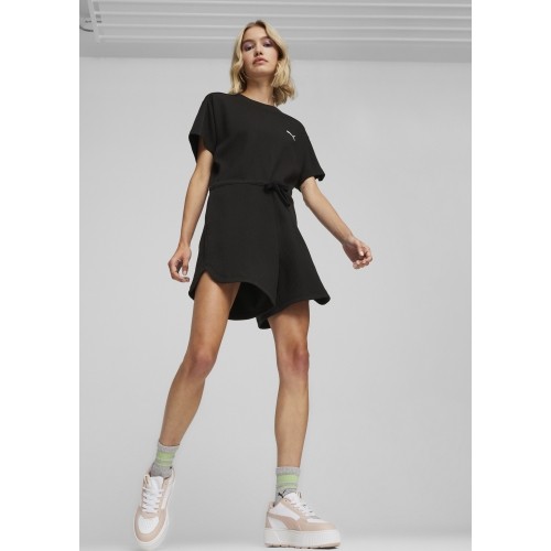 Puma Vientisas Sportinis Kostiumėlis Moterims Her Short Jumpsuit Black 677891 01