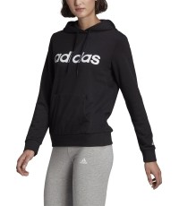 Bluza damska Adidas W Lin FT Hoodie czarna GL0635